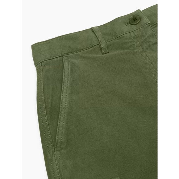 Aritzia Wilfred Free Havasu Cargo Skirt 2 Olive Army Green Mid Rise Pockets $110 - Picture 5 of 16